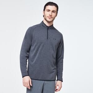 Oakley Men’s Range Pullover 1/4 Zip Dark Gray Sweatshirt L Athleisure Gorpcore